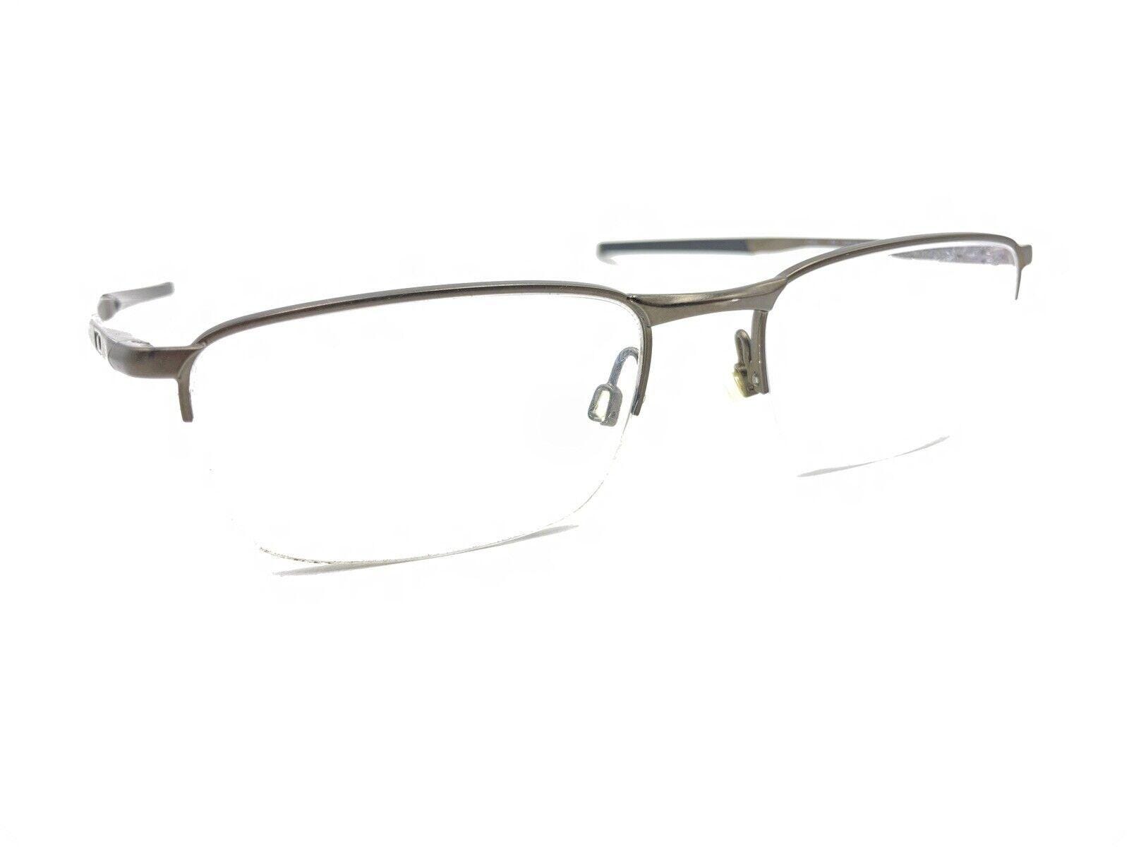 Oakley Barrelhouse 0.5 OX3174-0253 Pewter Half RIm Eyeglasses Frames 53-18 139