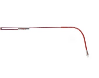 Silhouette 7534 40 6079 Titanium Red Rimless Eyeglasses  display picture 1