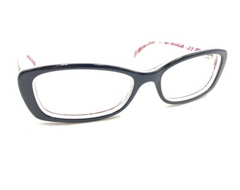 Oakley Cross Court Black Pink White Eyeglasses Frames 53-15 135 Designer Women