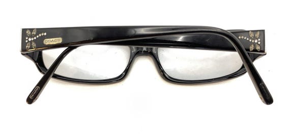 Coach Desiree 538 Black Rectangular Eyeglasses Fr… - image 12