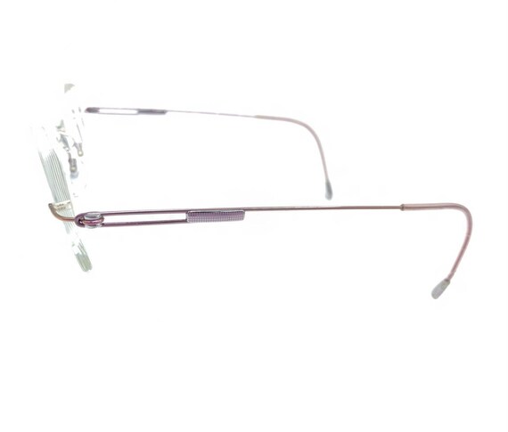 Silhouette 7524 Gray Light Purple Rimless Eyeglas… - image 7