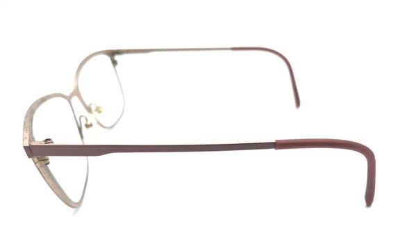 Modo 4233 Pink Titanium Rectangle Eyeglasses Fram… - image 7