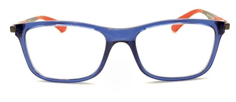 Monturas de gafas rectangulares Ray Ban RB 1549 3734 azul grisáceo rojo 48-16 125 imagen 2