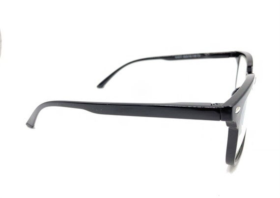 DJ011 Retro Black Rectangle Eyeglasses Frames 52-… - image 4