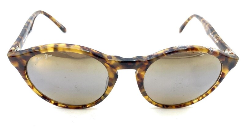 Maui Jim MJ 182 Tortoise Brown Round Sunglasses Brown Lens Japan Designer Unisex image 3