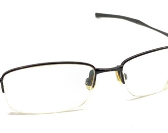 Monturas de gafas Oakley Clubface OX3102-0152 de media montura en negro pulido, 52-17 143