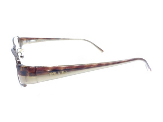 Prada VPR 53H 766-1O1 Brown Beige Eyeglasses Fram… - image 7