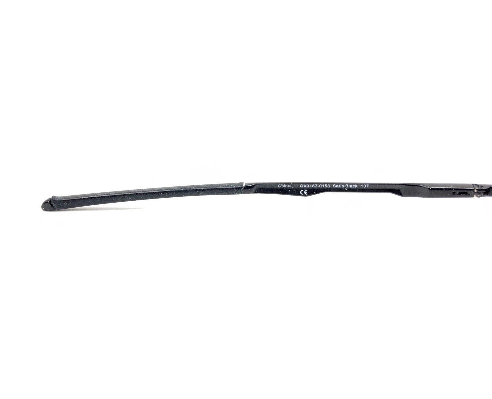 格安SALEスタート！ 0.5 Conductor Oakley OX3187-0153 Eyeglasses Black Satin その他