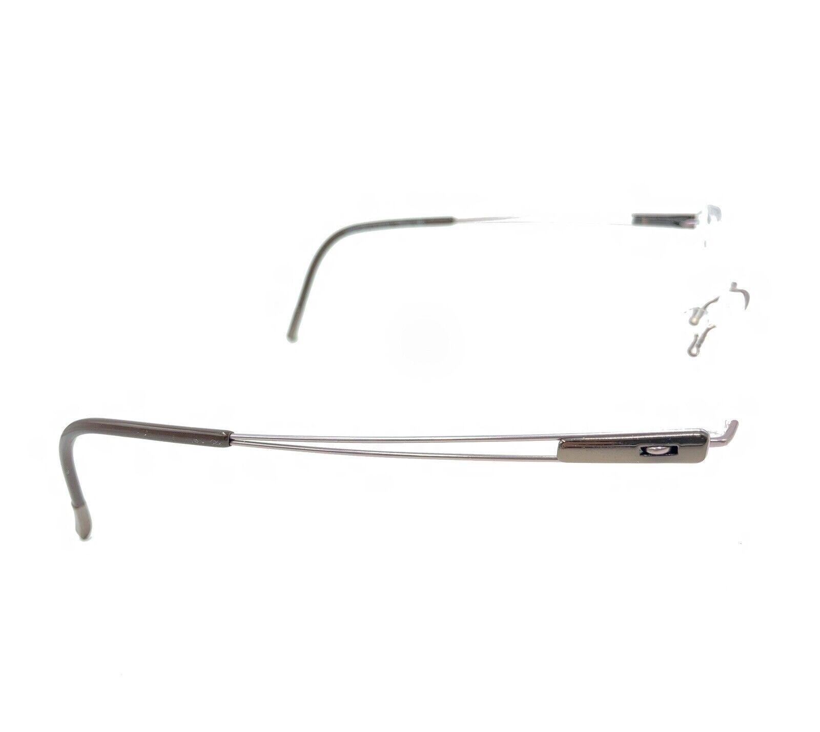 Silhouette 6738 40 6056 7661 Titanium Brown Rimless  display picture 2