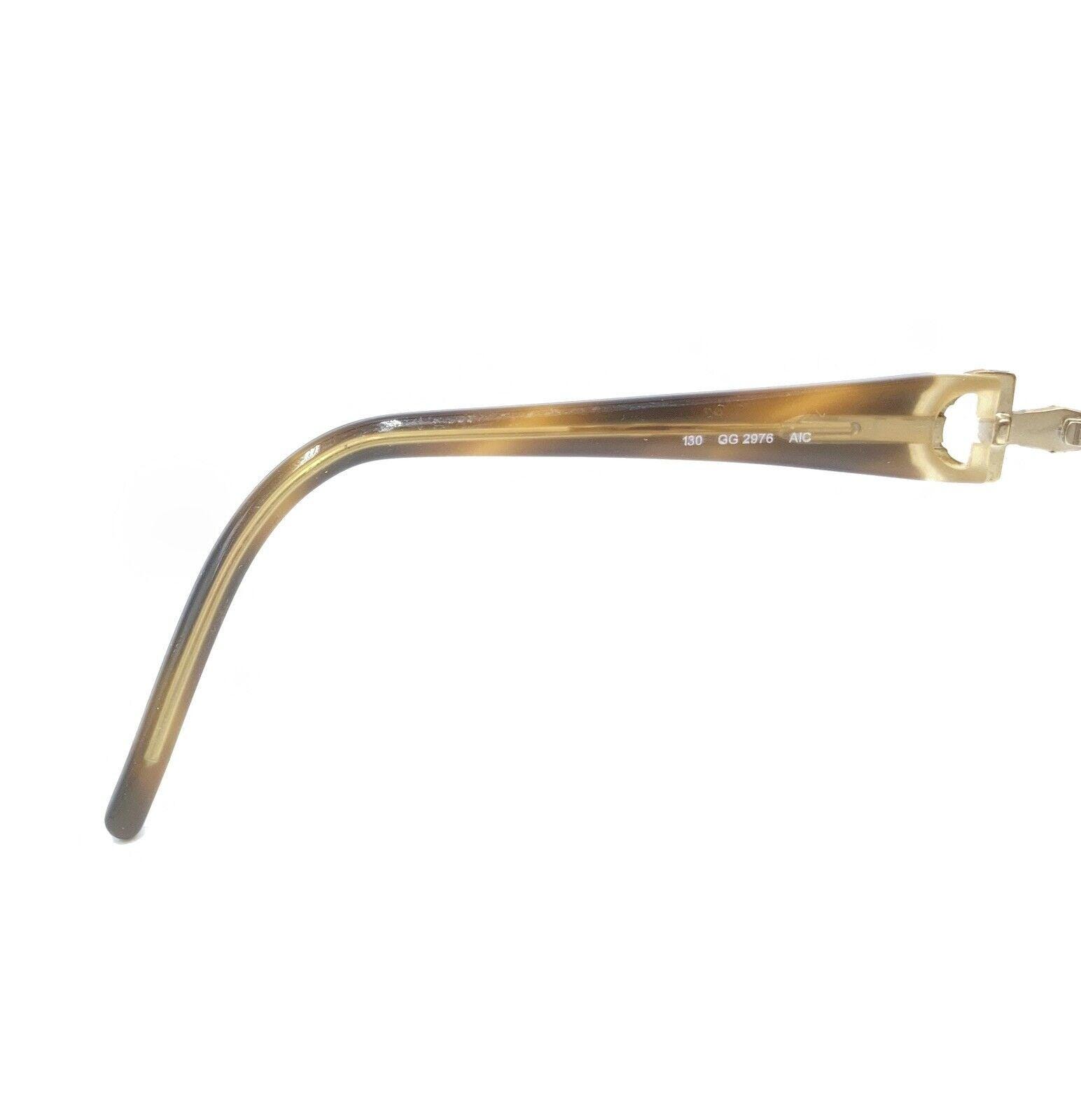 Gucci GG 2976 AIQ 52-13-130 Gucci Eyeglasses GG 2976 807 Polished Black Rectangular  main image 2