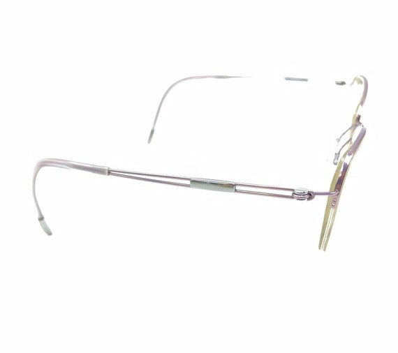 Silhouette Titanium Light Pink Half Rim Eyeglasse… - image 4