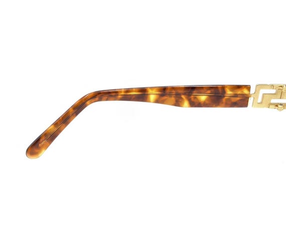 St. John S-513 Blonde Tortoise Gold Frame Dark Brown Lens Sunglasses Italy 54mm St. John Matte Gold Brown Tortoise Sunglasses Frames 51-20  main image 4