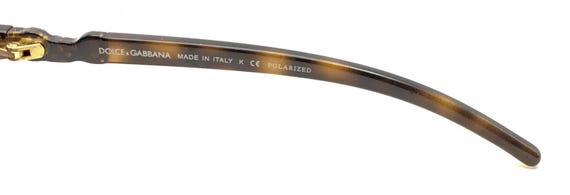Dolce & Gabbana DD 2192 Brown Wrap Rectangle Sunglasses  display picture 1