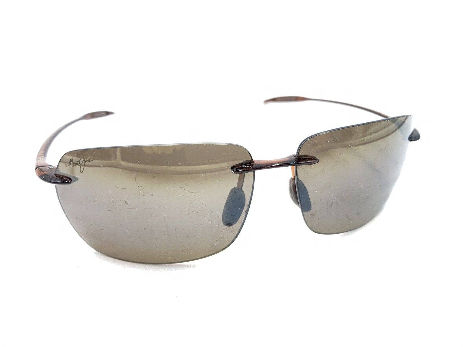 Buy Maui Jim Banzai MJ 425 26 Brown Rimless Sunglasses Brown Lens 61 12 127 Japan Online in India Etsy