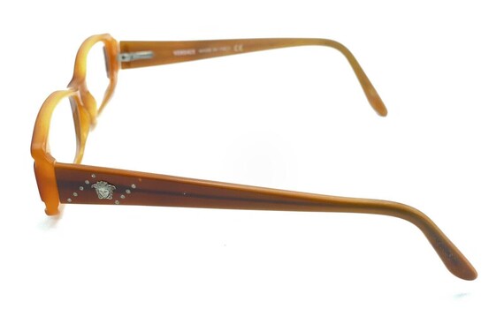 Versace MOD 543 Orange Brown Rectangle Eyeglasses… - image 7
