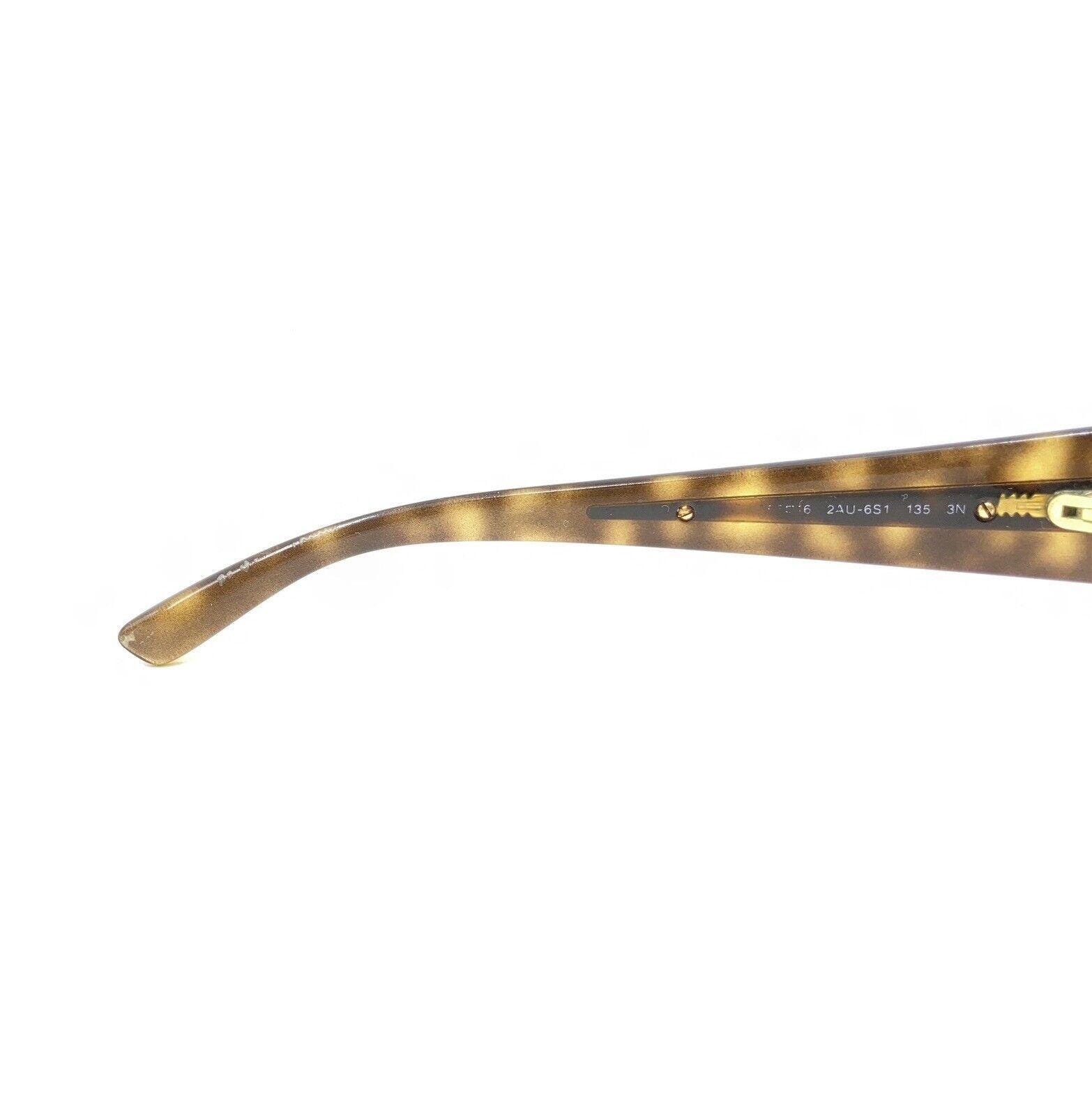 Prada SPR 16L 2AU-6S1 Square Havana Brown Sunglasses Frame Only 57-15-135 Prada Sunglasses Frame Only SPR 57U UE0-6X1 Havana/Silver  main image 3