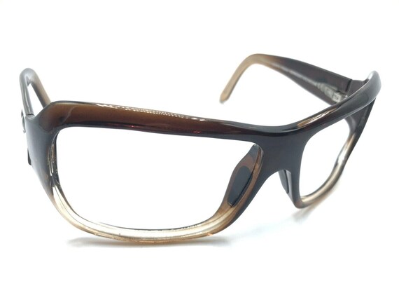 Maui Jim MJ 111-01 Brown Ombre Wrap Sunglasses Frames 63-15  display picture 1