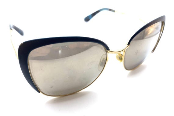 Dolce & Gabbana DG 2143 02/6G Blue Gold Metal Sunglasses  display picture 1