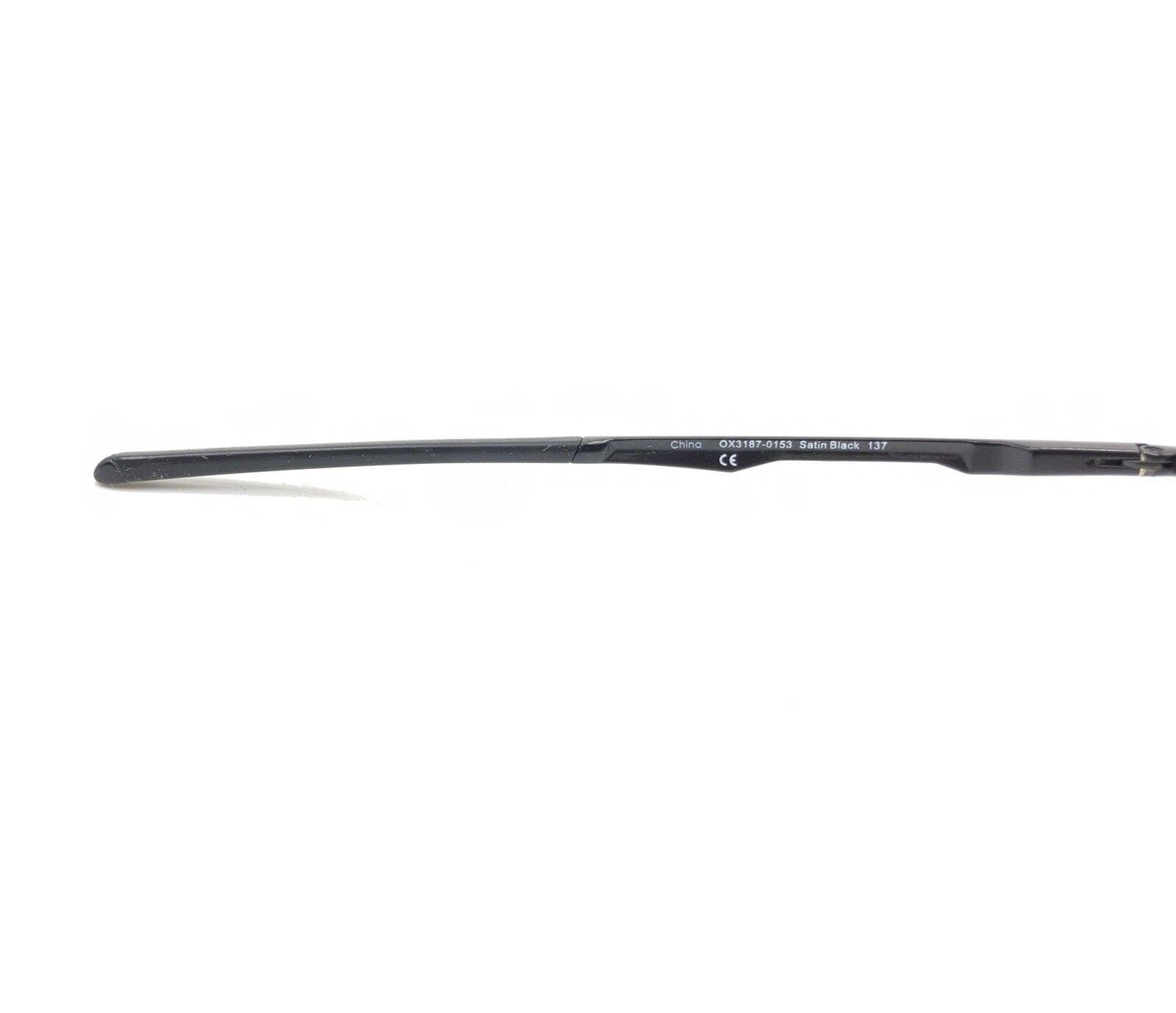 最安価格 OX3187-0153 0.5 Conductor Oakley Satin Eyeglasses Half Black その他