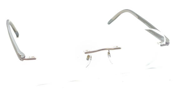 Lunettes Swap 46 Métalliques Argentées - Style Sans Monture - Unisexe Adulte