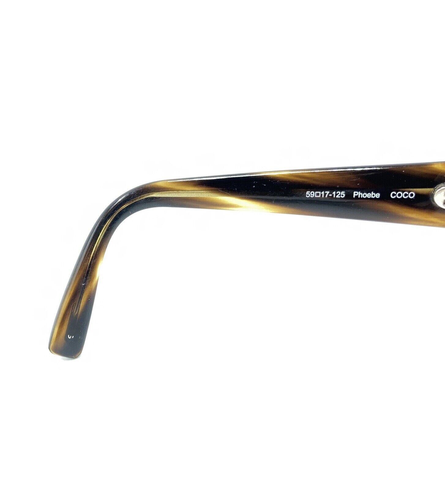 Oliver Peoples Phoebe Coco Sunglasses FRAMES ONLY Tortoise Shell 59-17-125 READ Oliver Peoples Phoebe Coco Tortoise Brown Sunglasses Frames  main image 2