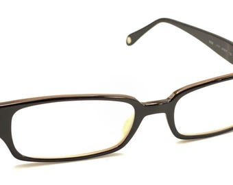 Chanel 3058 711 Black Slim Rectangular Eyeglasses Frames 53-17 135 Italy Unisex