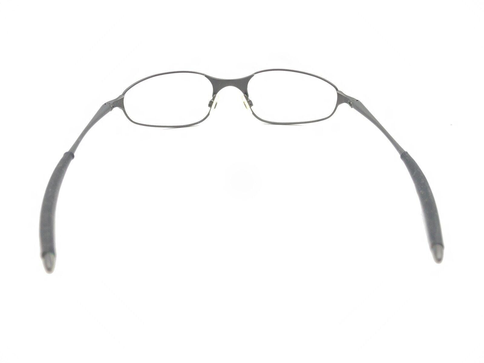 Oakley Dark Gunmetal Gray Oval Wrap Sunglasses Frames 140