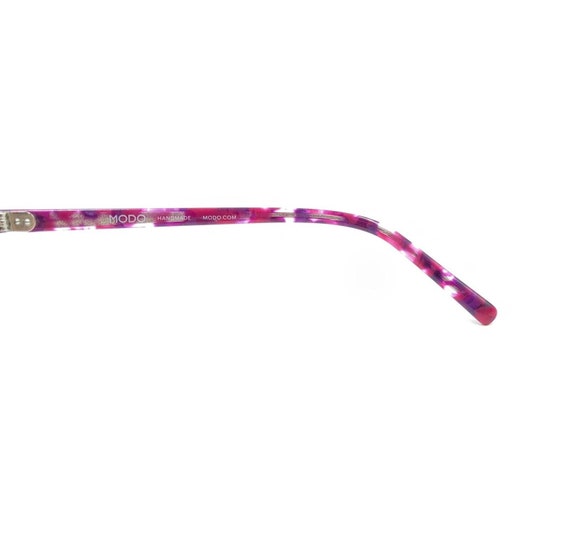 Modo 6602 PNKMB Pink Marble Rectangle Eyeglasses … - image 9