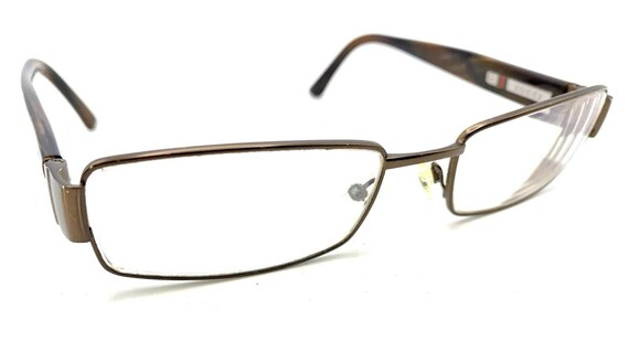 Gucci GG Brown Bronze Metal Rectangle Eyeglasses Frames  display picture 1
