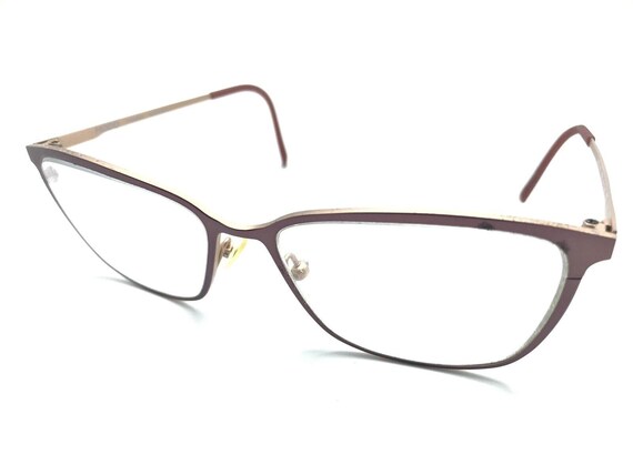 Modo 4233 Pink Titanium Rectangle Eyeglasses Fram… - image 8