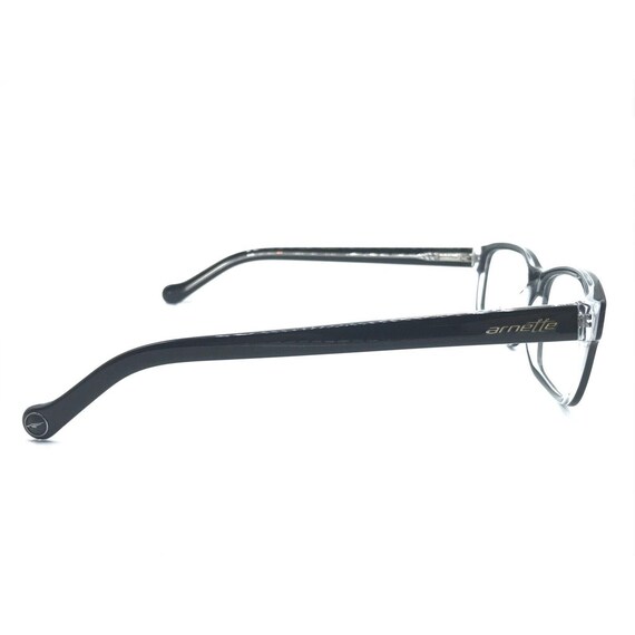 Arnette NEW Riff 7079 1019 Glossy Jet Black Eyeglasses Frames 55-18 145 Unisex View 4