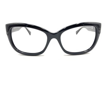 Maui Jim Plumeria MJ768-02 Black Cat Eye Eyeglasses Frames 55/17-135 Japan 22494 Maui Jim Japan PLUMERIA MJ768-02 55-17-135 Black Plastic  main image 2