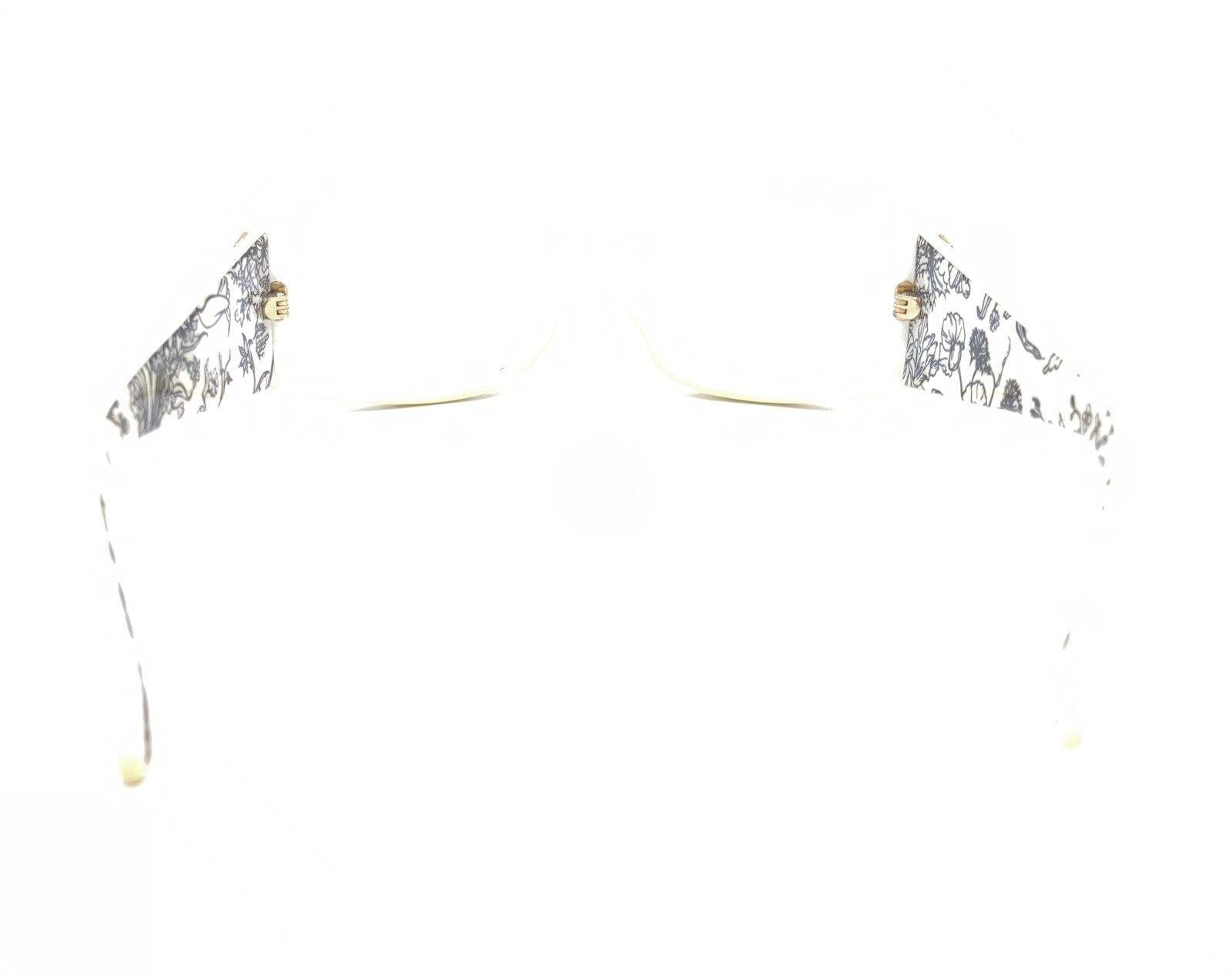 Vintage Gucci Clear Floral Print Sunglasses Gucci GG0252S Gold / Clear Lens Butterfly Oversized Women  main image 4