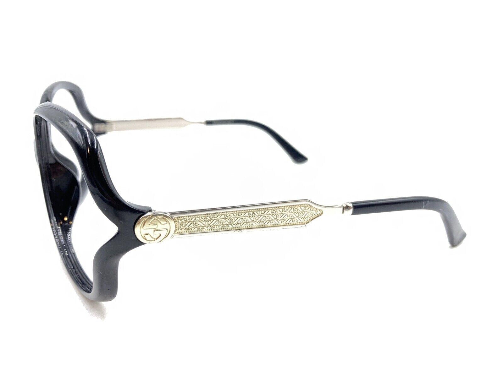 Gucci GG0076SK 001 Black Oversized Sunglasses Frames 62-15  display picture 3
