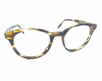 Maui Jim MJO 2118-67SP Gray/brown Stripe Round Eyeglasses  display picture 2