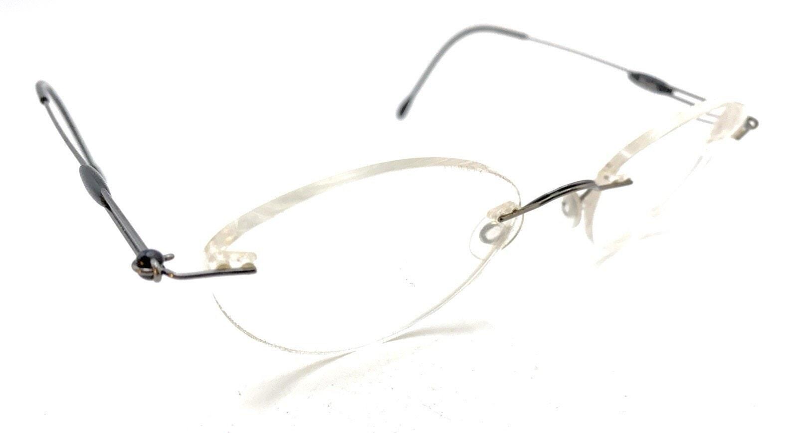 Silhouette 7374 6056 Titanium Black Rimless Eyeglasses  display picture 1