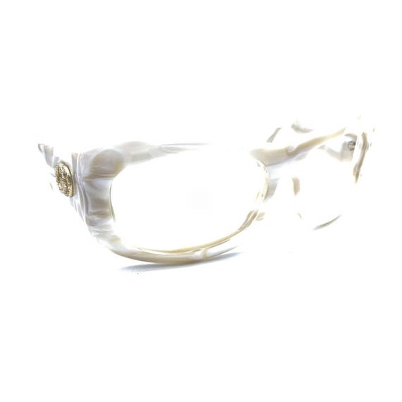 Gucci GG 2971/S SVDBA White Cream Marble Horn Sunglasses  display picture 2