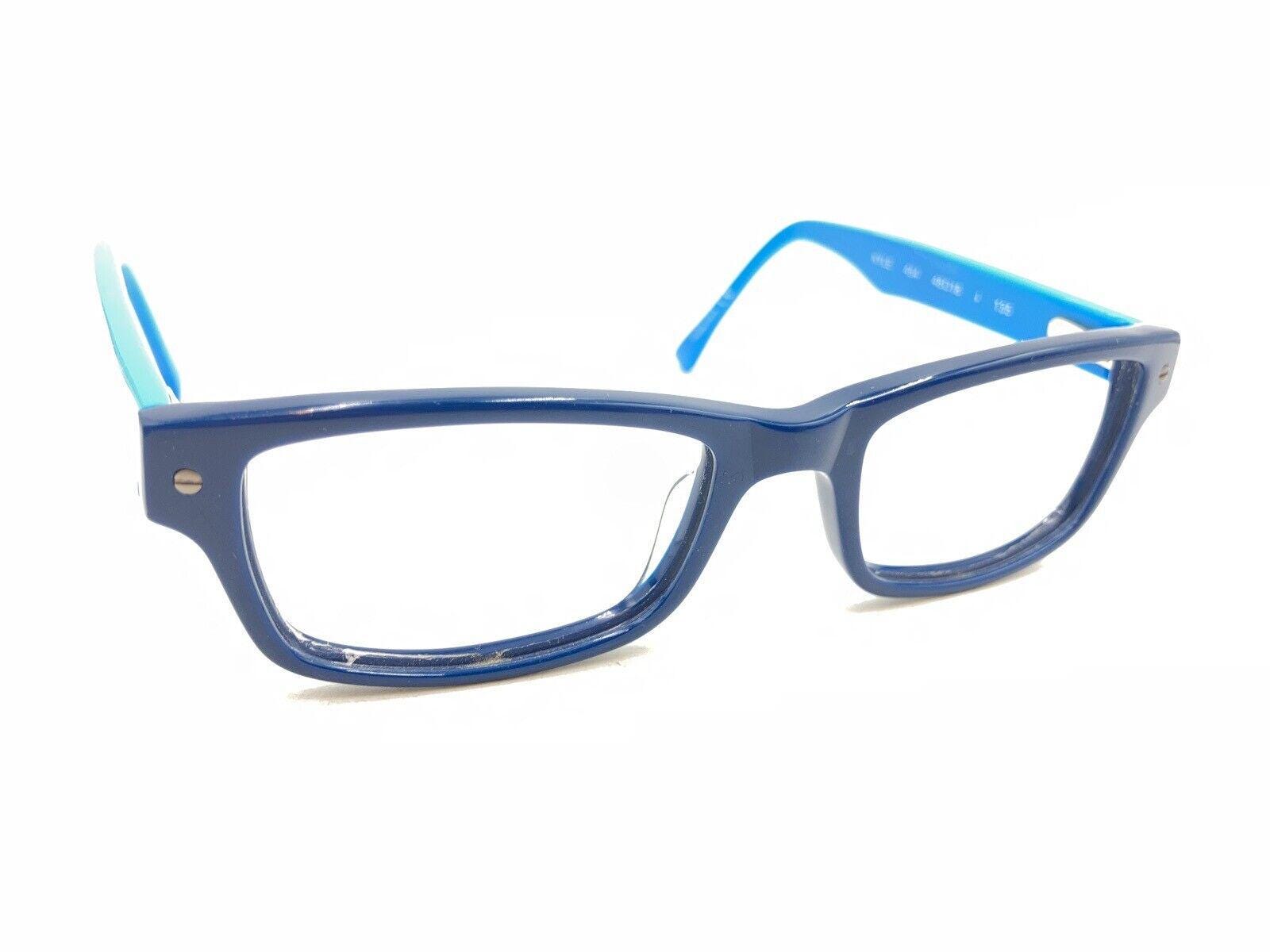 Marchon NYC Kids Kyle 454 Blue Rectangle Eyeglasses Frames  display picture 3
