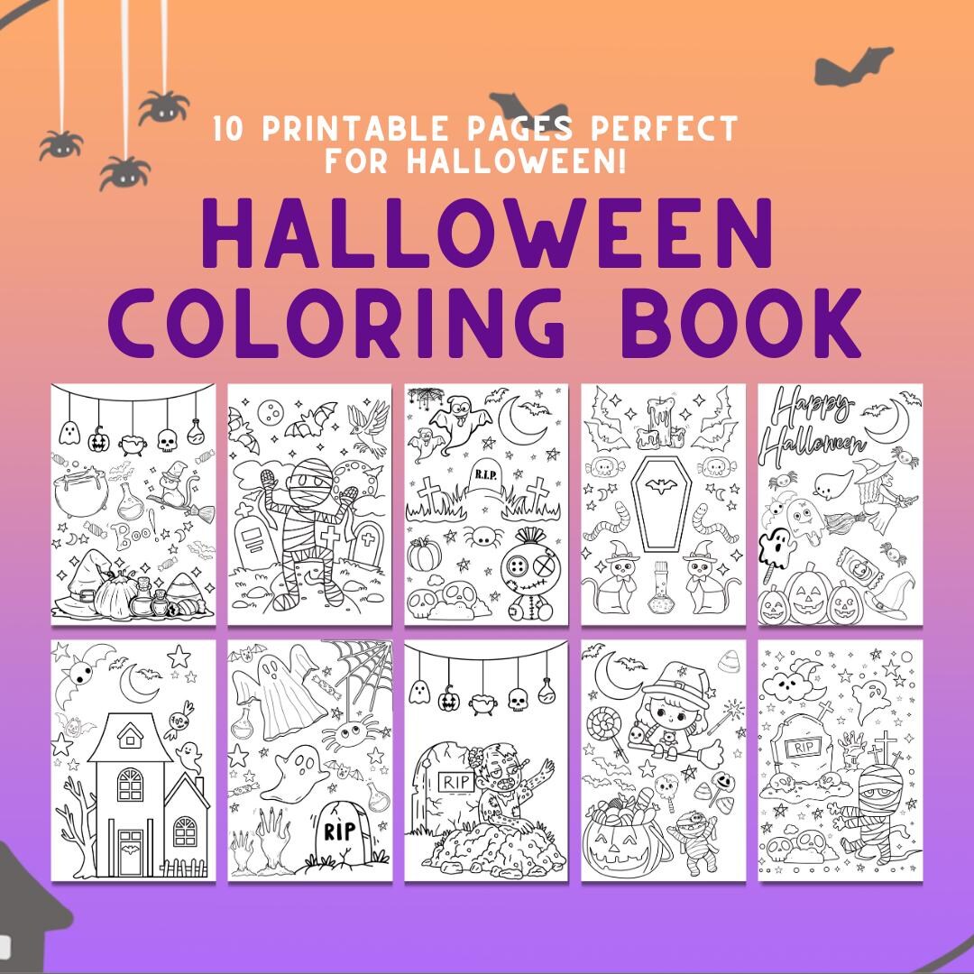 Coloring Book, Halloween Coloring, Coloring Pages, Halloween Coloring ...