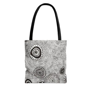 Burbujas Zen Doodle Bolsa de tela