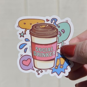 Bebedor de café social