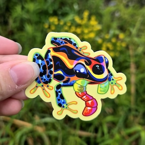 Süßer Frosch Aufkleber