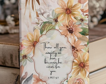 Floral Faith Phone Case Scripture iPhone Cover, JW Pioneer Gift, Anxiety Relief Bible Verse, Christian iPhone Case, Gift For UnBiologicalSis