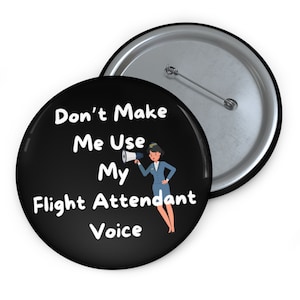 Flight Attendant Gifts Pin Gift for Flight Crews Graduation Pin Aviation Funny Appreciation Crew Gifts Lanyard Pins Thank You Token For Crew