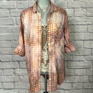 Reworked/Upcycled Flannel Shirt
