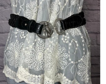 Y2K Era / Early 2000s BRIGHTON 2 Rope Braided Bolo Style  display picture 1