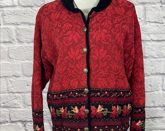 Vintage 2002 isländisches Design nordischen Stil Jacke