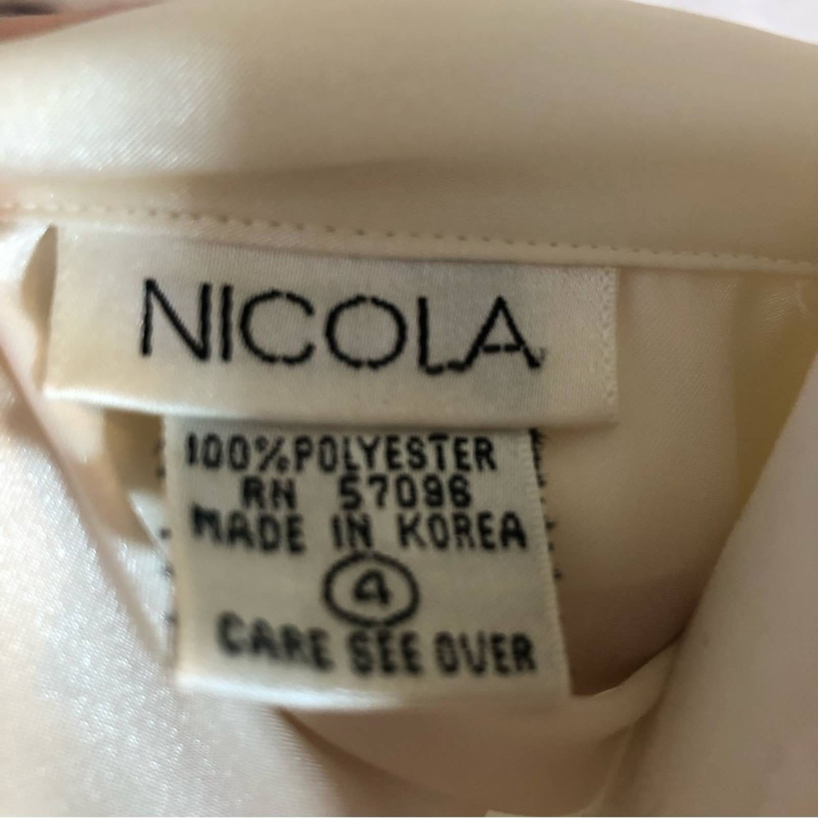 Chemisier Nicola Femme - Taille L - Manches 3/4 - Imprimé Multicolore - Occasion Excellent état