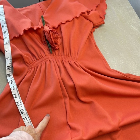 Vintage 70’s evening gown/ bridesmaid gown/ festi… - image 8