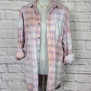 Reworked/Upcycled Flannel Shirt